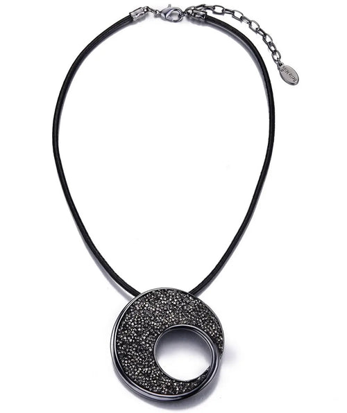 Dark side of the moon necklace