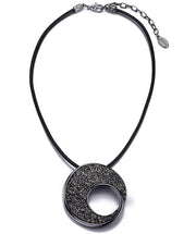 Dark side of the moon necklace