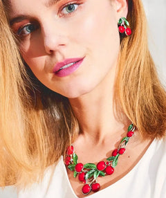 Cherry-picked necklace - Premium necklaces from Mary Walter - Just $50! Shop now at Mary Walter