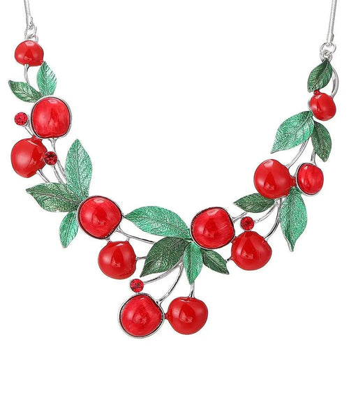 Cherry-picked necklace
