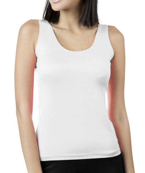 Camiseta sin mangas reversible con cuello barco