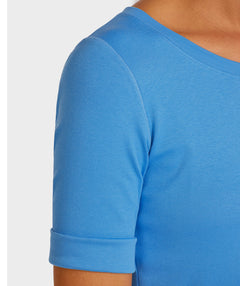 Rib Cuff Tee - Premium tops from Marc Cain - Just $48! Shop now at Mary Walter