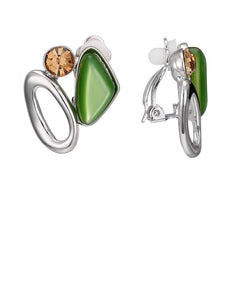 Betiana clip on earring - Premium earrings from Mary Walter - Just $25! Shop now at Mary Walter