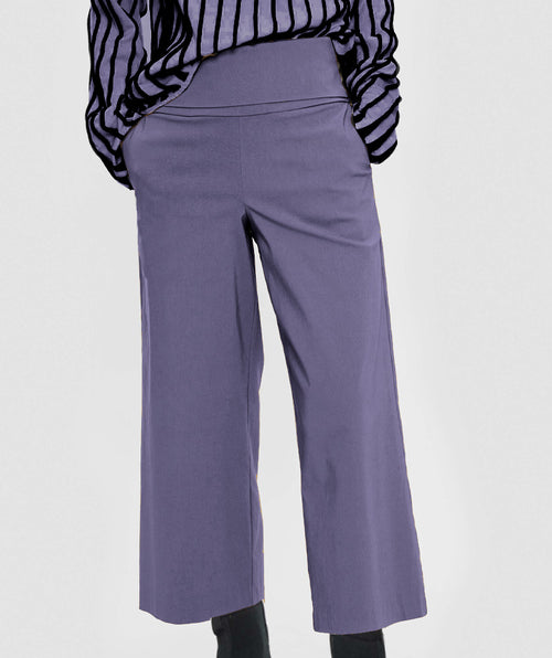 Wide Leg Gaucho Blueberry - Premium pants from Bitte Kai Rand - Just $87! Shop now at Mary Walter