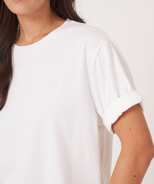 Boyfriend tee - Premium tops from Repeat Cashmere - Just $33.60! Shop now at Mary Walter