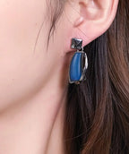 Brunette Earring Blue - Premium earrings from Mary Walter - Just $35! Shop now at Mary Walter