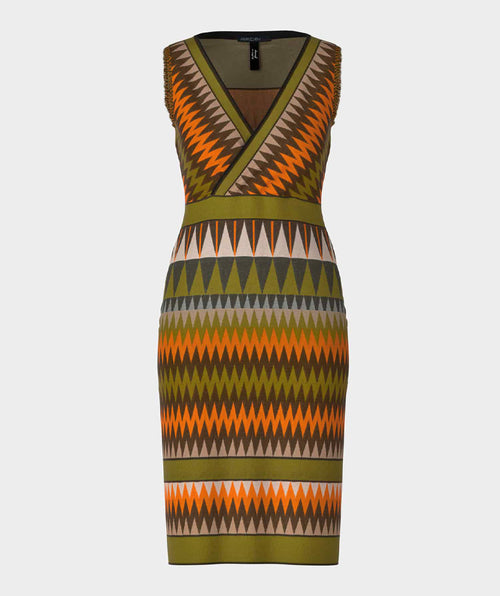 Chevron Vibes Dress - Premium dresses from Marc Cain - Just $199! Shop now at Mary Walter
