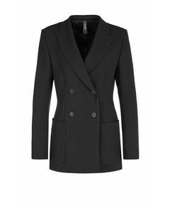 Double breasted blazer Black - Premium jackets from Marc Cain - Just $540! Shop now at Mary Walter