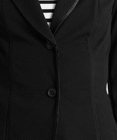 Essential mesh blazer Black - Premium jackets from Marc Cain - Just $330! Shop now at Mary Walter