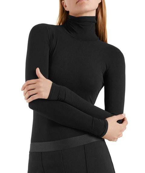 Babyskin Turtleneck Black - Mary Walter