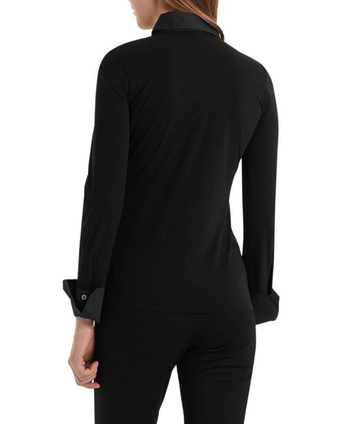 Babyskin blouse Black - Premium tops from Marc Cain - Just $340! Shop now at Mary Walter