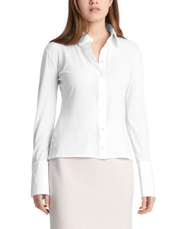 Babyskin blouse White - Premium tops from Marc Cain - Just $340! Shop now at Mary Walter