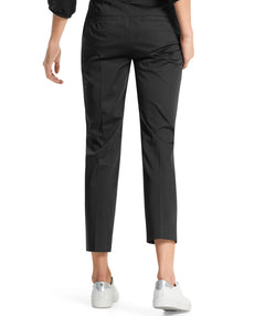 Essential polished cotton pant Black - Premium pants from Marc Cain - Just $119! Shop now at Mary Walter