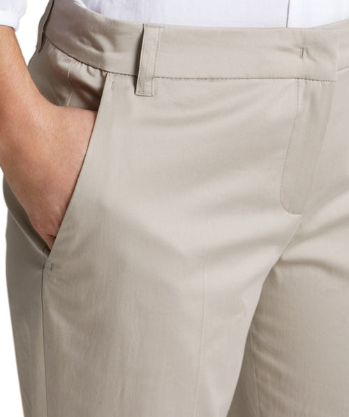 Pantalon essentiel en coton ciré Sable