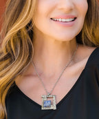 Ellis Sodalite Geo Necklace - Premium necklaces from Mary Walter - Just $35! Shop now at Mary Walter