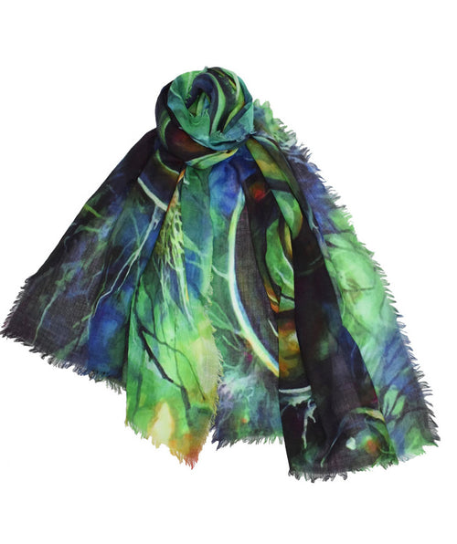 Enigma abstract circle scarf