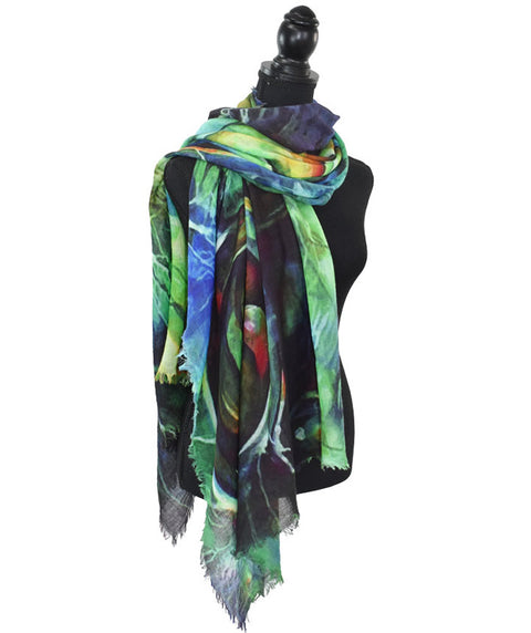 Enigma abstract circle scarf