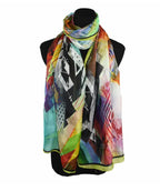 Enrique silk scarf - Premium scarves from DUPATTA - Just $68! Shop now at Mary Walter