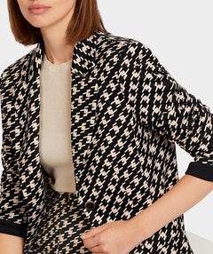 Geo Check Blazer - Premium jackets from Marc Cain - Just $299! Shop now at Mary Walter
