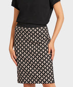 Geo Check Skirt - Premium Skirts from Marc Cain - Just $130! Shop now at Mary Walter