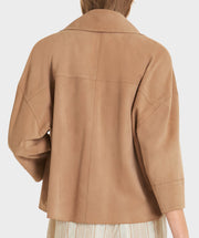 Luxe suede dolman sleeve jacket