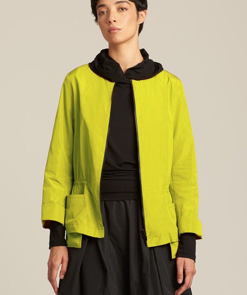 Easy Zip Jacket Lime - Premium jackets from Peter O Mahler - Just $340.60! Shop now at Mary Walter