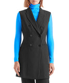 Pinstripe Vest - Premium Vests from Marc Cain - Just $224! Shop now at Mary Walter