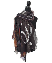 McGuire abstract circle scarf
