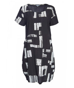 Bold Squares Dress - Premium dresses from Naya - Just $112! Shop now at Mary Walter