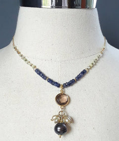 Sapphire necklace - Premium necklaces from Avaasi - Just $210! Shop now at Mary Walter