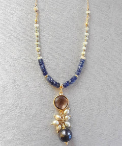 Sapphire necklace - Premium necklaces from Avaasi - Just $210! Shop now at Mary Walter