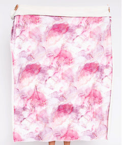 Cozy Pink Marble Blanket