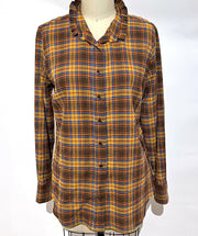 Breaking plaid shirt