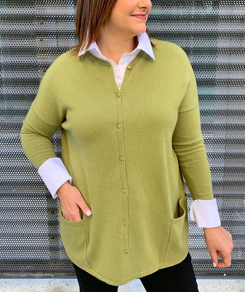 Binta Reversible Cashmere Cardigan - Mary Walter