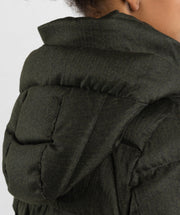 Milena puff coat green