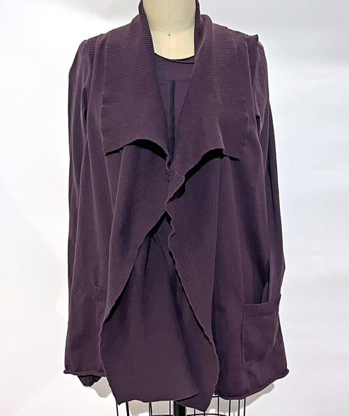 Cozy draped long vest One Size - Premium Vests from Cynthia Ashby - Just $73.60! Shop now at Mary Walter