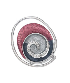 Sparkling Swirl Magnet Brooch - Premium Pins from Mary Walter - Just $22.50! Shop now at Mary Walter