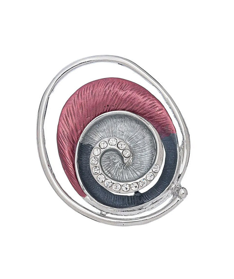 Sparkling Swirl Brooch